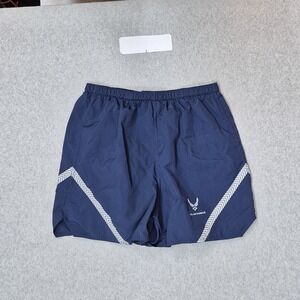 US Air Force Women Shorts 2XL Navy Blue Truck Sweat Air Force Logo Training